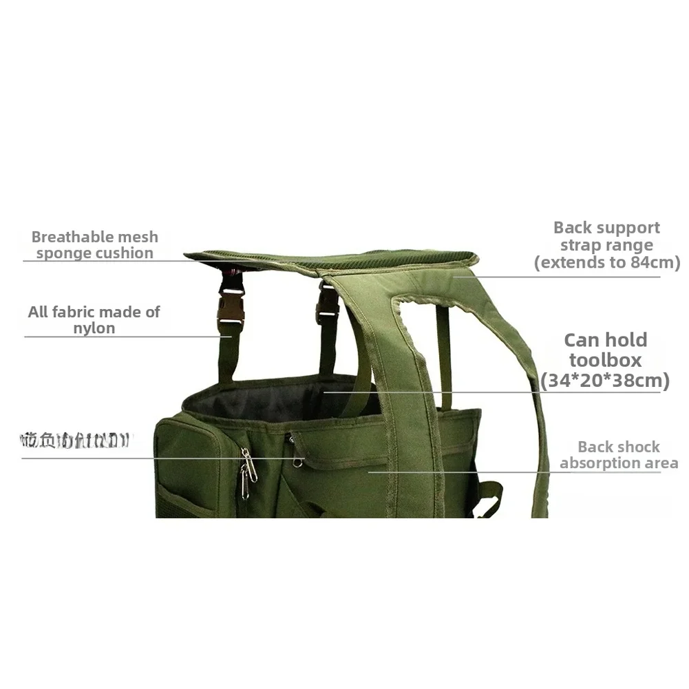 Fishing Backpack - Рыболовный рюкзак из водонепроницаемой нейлоновой ткани