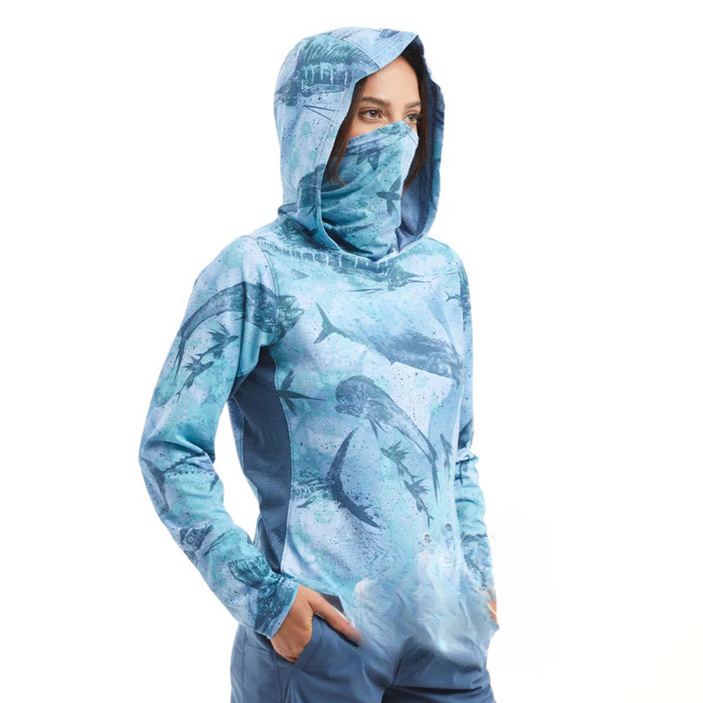 Fishing Hoodie - Женские рыболовные футболки с длинным рукавом,