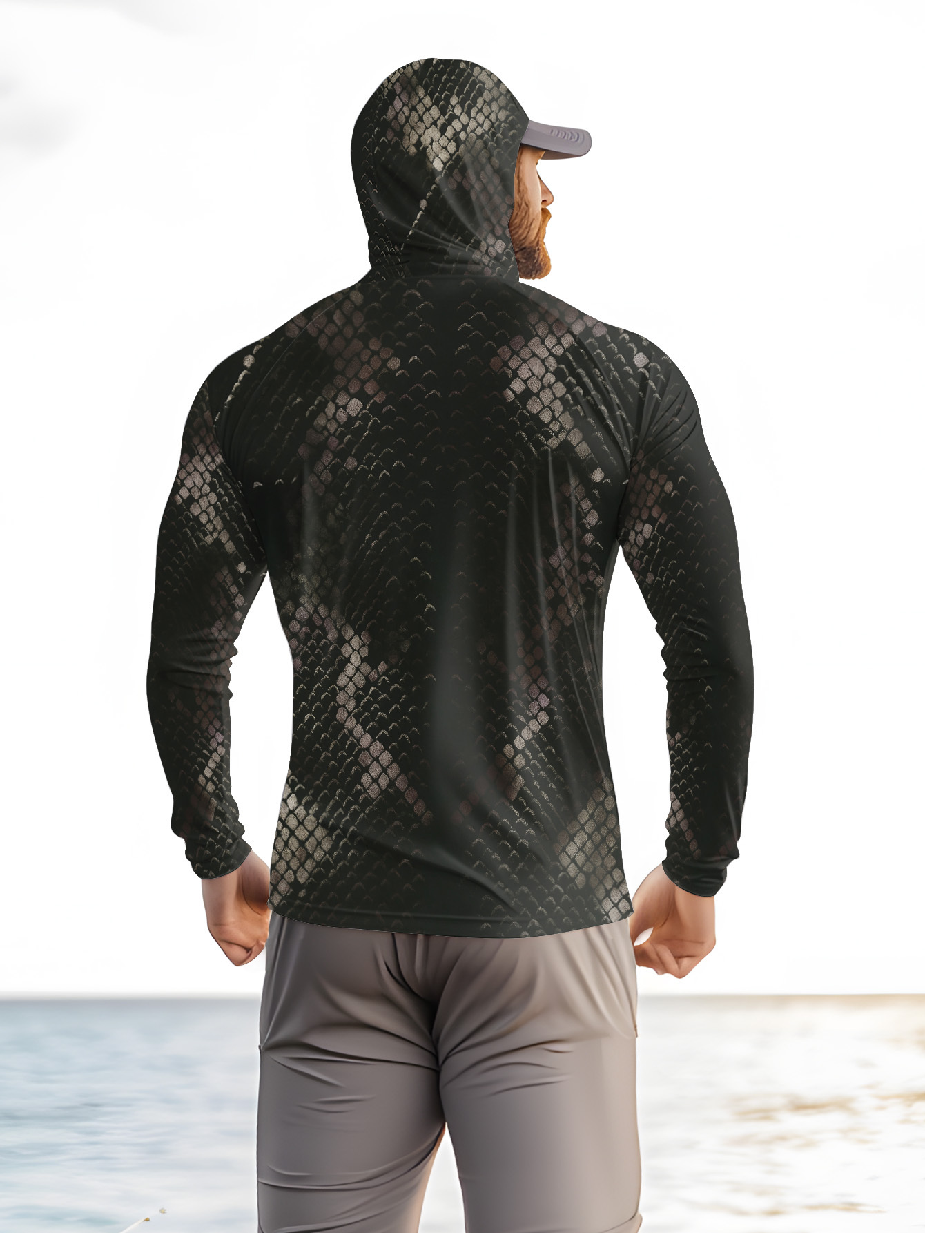 Мужская рыболовная рубашка с к – обзор и цена Fishing Hoodie