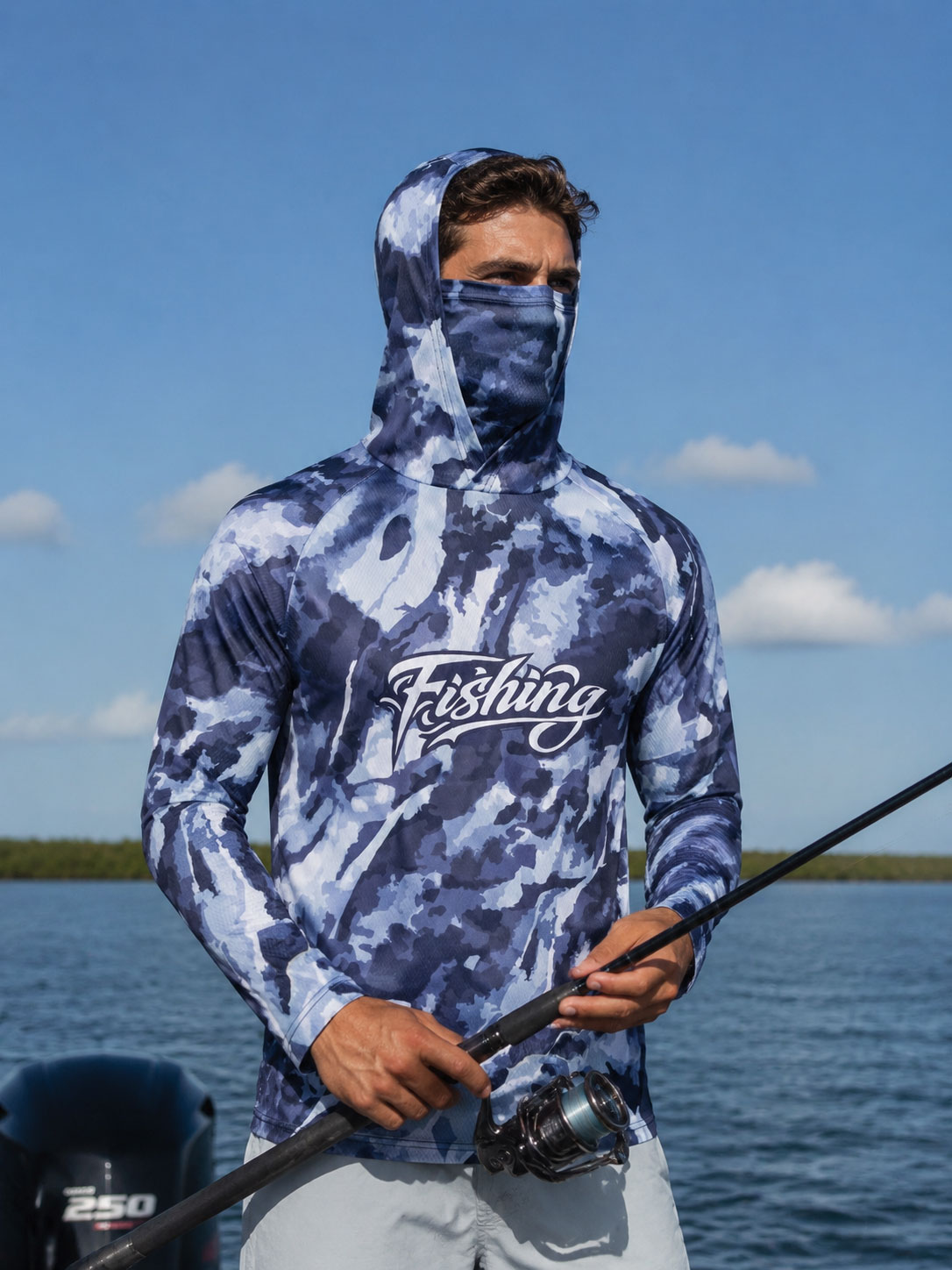 Рыболовная рубашка с капюшоном – обзор и цена Fishing Mask Sun Protection